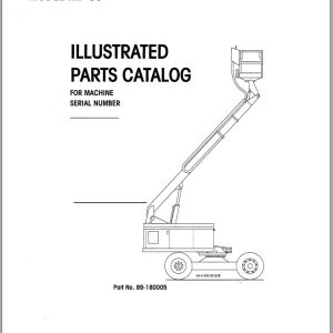 Simon Articulated Boom Lift MP80 Parts Manual 89 180005 (1)
