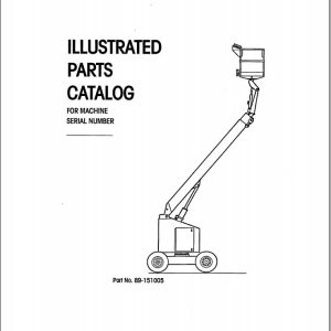 Simon Articulated Boom Lift MPN55 Parts Manual 89 151005 (1)
