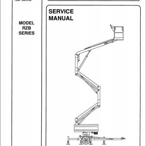 Simon Articulated Boom Lift RZB Series Service Manual 89 470007 (1)