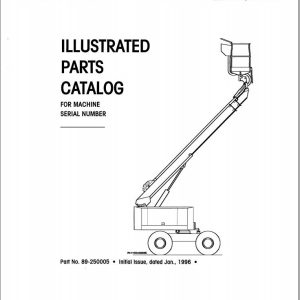 Simon Articulated Boom Lift Trailblazer 50 Parts Manual 89 250005 (1)
