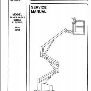 Simon Self Propelled Boom 32 21 41 24 Service Manual 89 410717 (1)