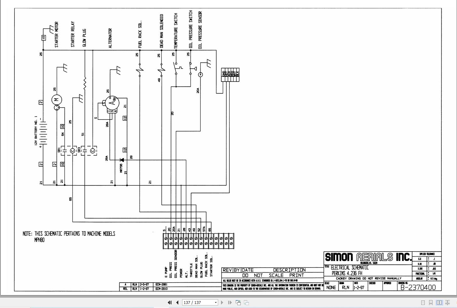 Simon Self Propelled Boom MP Series Service Manual 89 100317 (3)