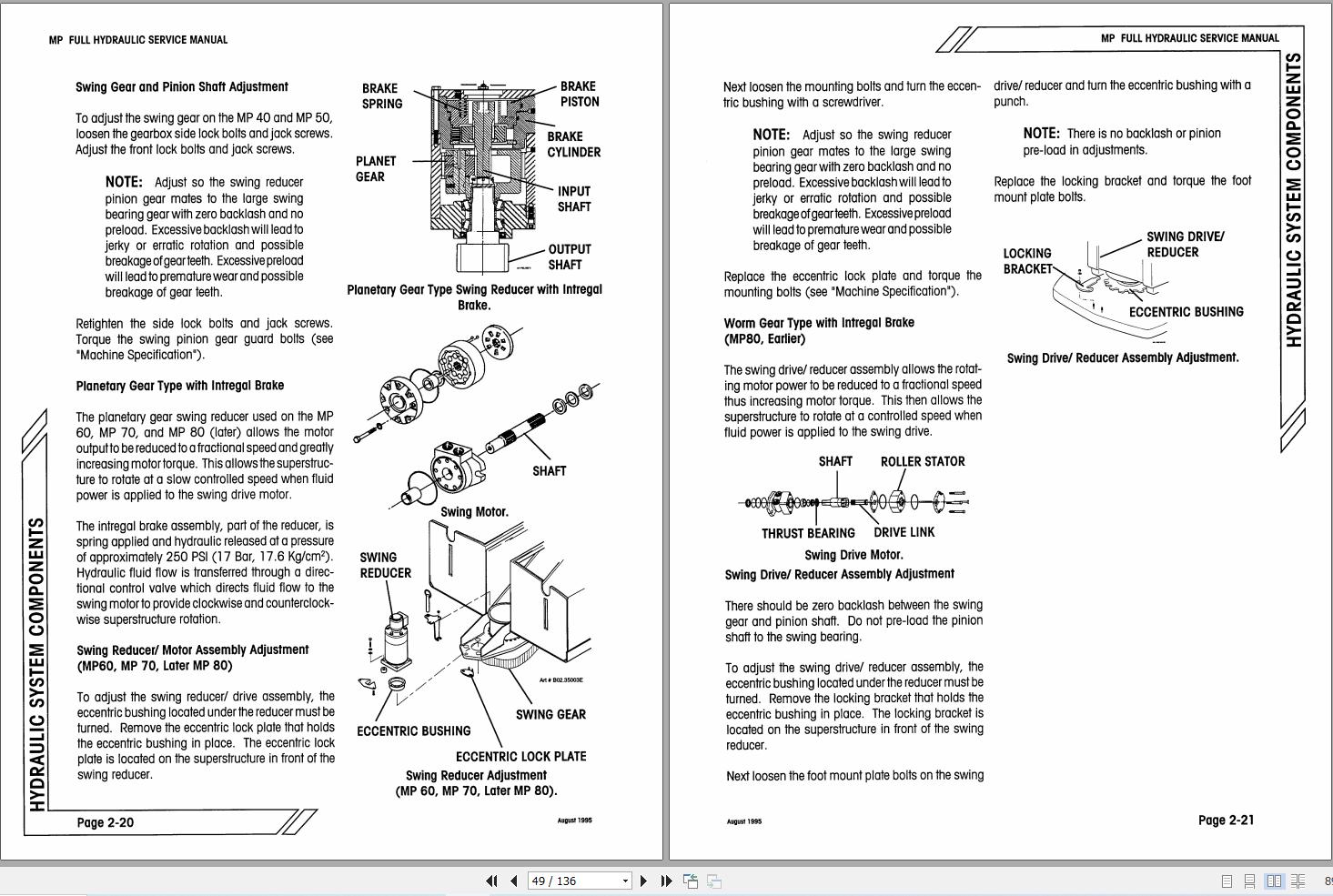 Simon Self Propelled Boom MP Service Manual 89 100127 (2)