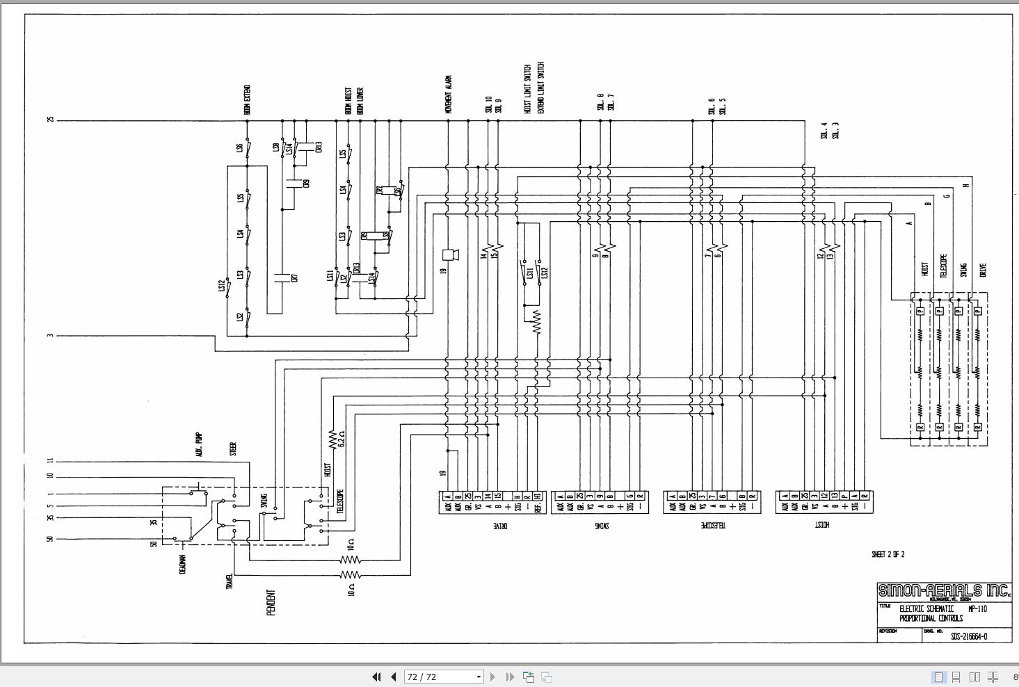 Simon Self Propelled Boom MP Service Manual 89 100307 (3)