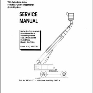 Simon Self Propelled Boom MP Service Manual 89 103317 (1)