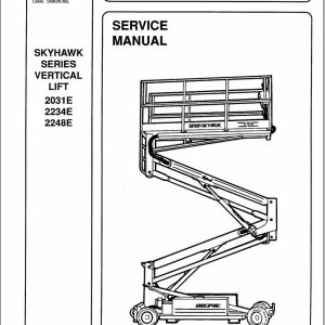 Simon Vertical Lift 2031E 2234E 2248E Service Manual 89 750007 (1)