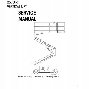 Simon Vertical Lift 2570RT Service Manual 89 757017 (1)