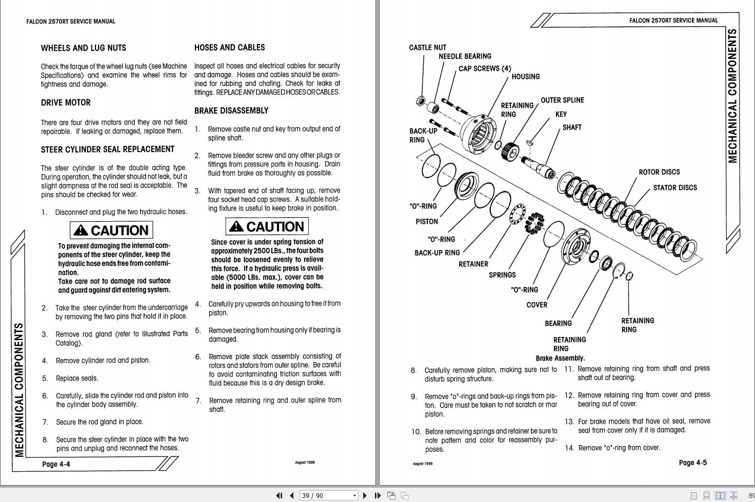 Simon Vertical Lift 2570RT Service Manual 89 757017 (2)