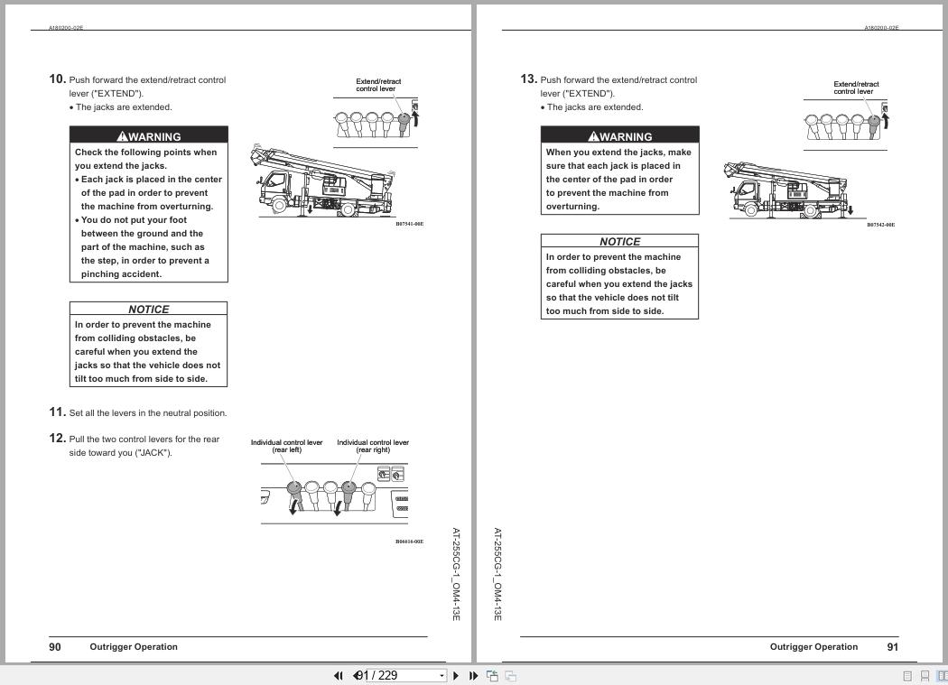 Tadano Aerial Work Platform AT 255CG Operation Manual AT 255CG 1 OM4 13E 2024 (2)