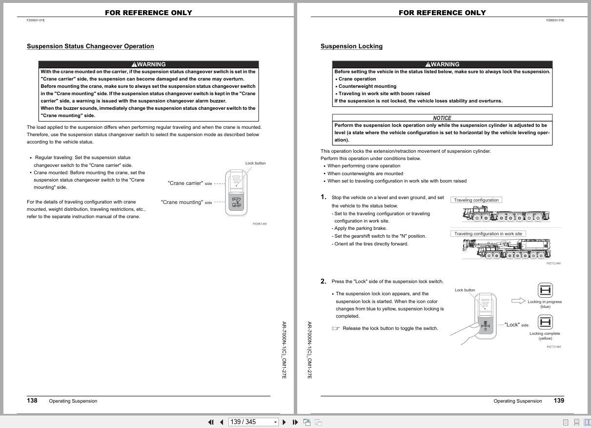 Tadano Crane AR 7000N Operation Manual AR 7000N 1(C) OM1 27E 2024 (2)