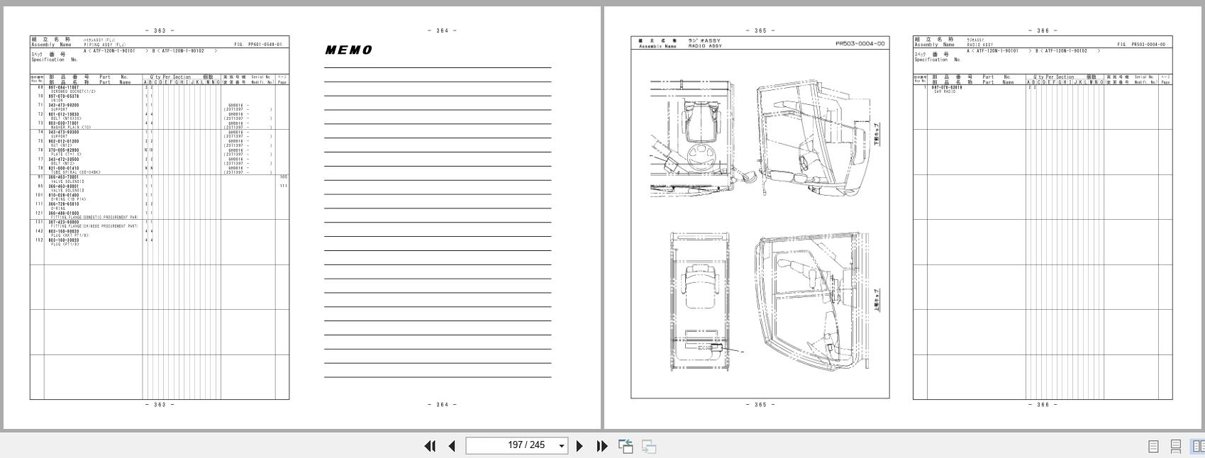 Tadano Crane ATF 120N 5 Parts Catalog ATF 120N 5.1 P1 2EJ 2023 EN JP (3)