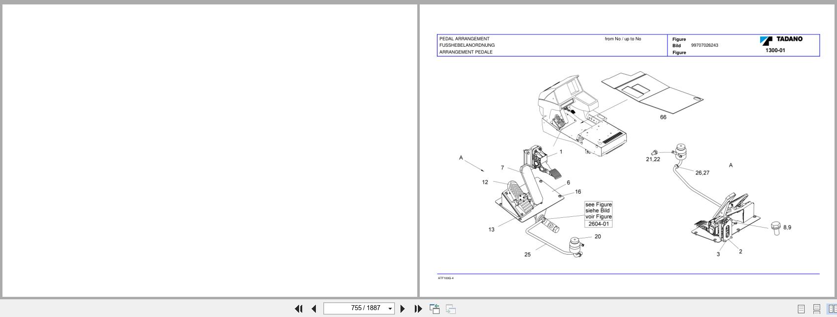 Tadano Crane ATF100G 4 Parts Catalog ATF 100G4(J) 1 P2 1EJ 2014 EN DE FR (2)
