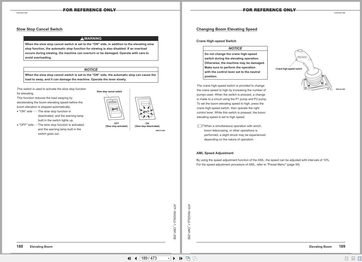 Tadano Crane ATF160G 5 Operation Manual ATF 160G5(J) 1 OM1 25E 2015 (2)