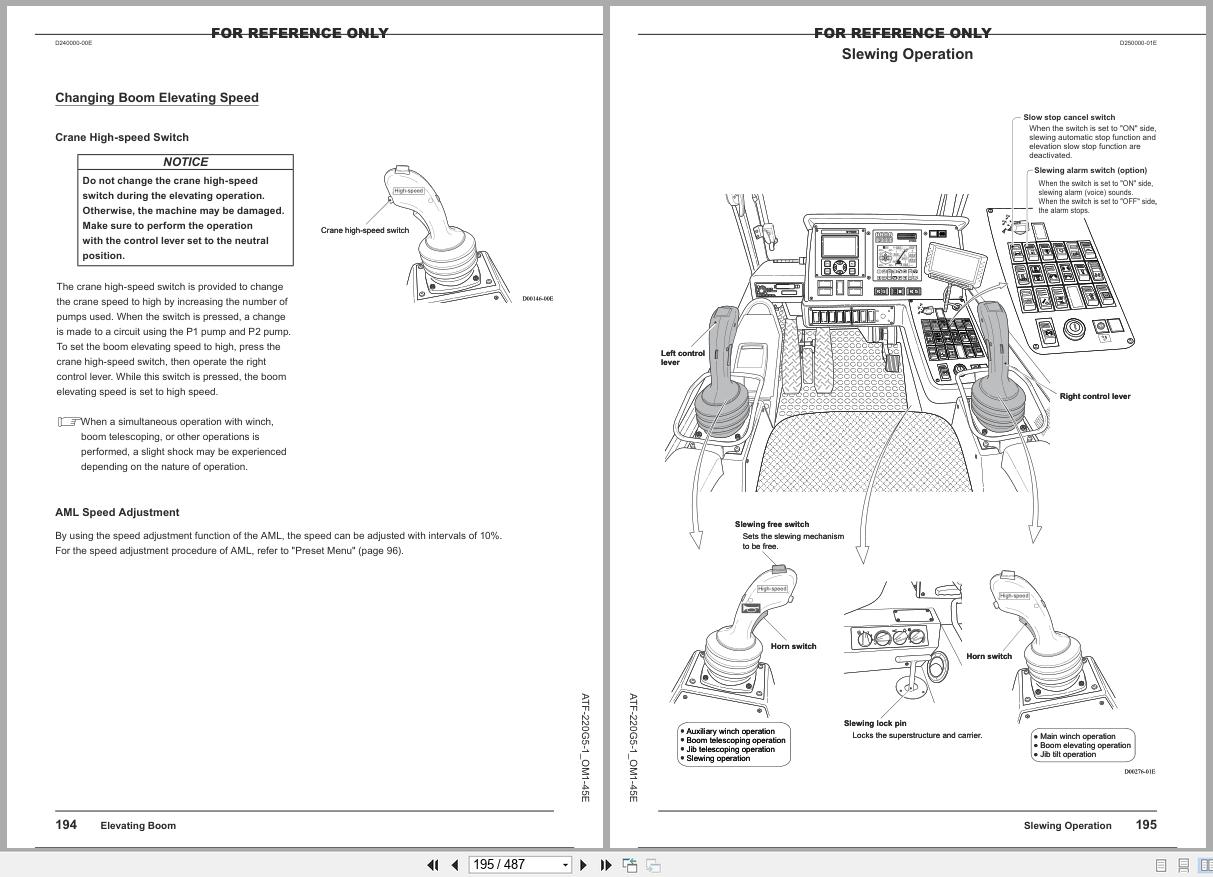 Tadano Crane ATF220G 5 Operation Manual ATF 220G5 1 OM1 45E 2015 (2)