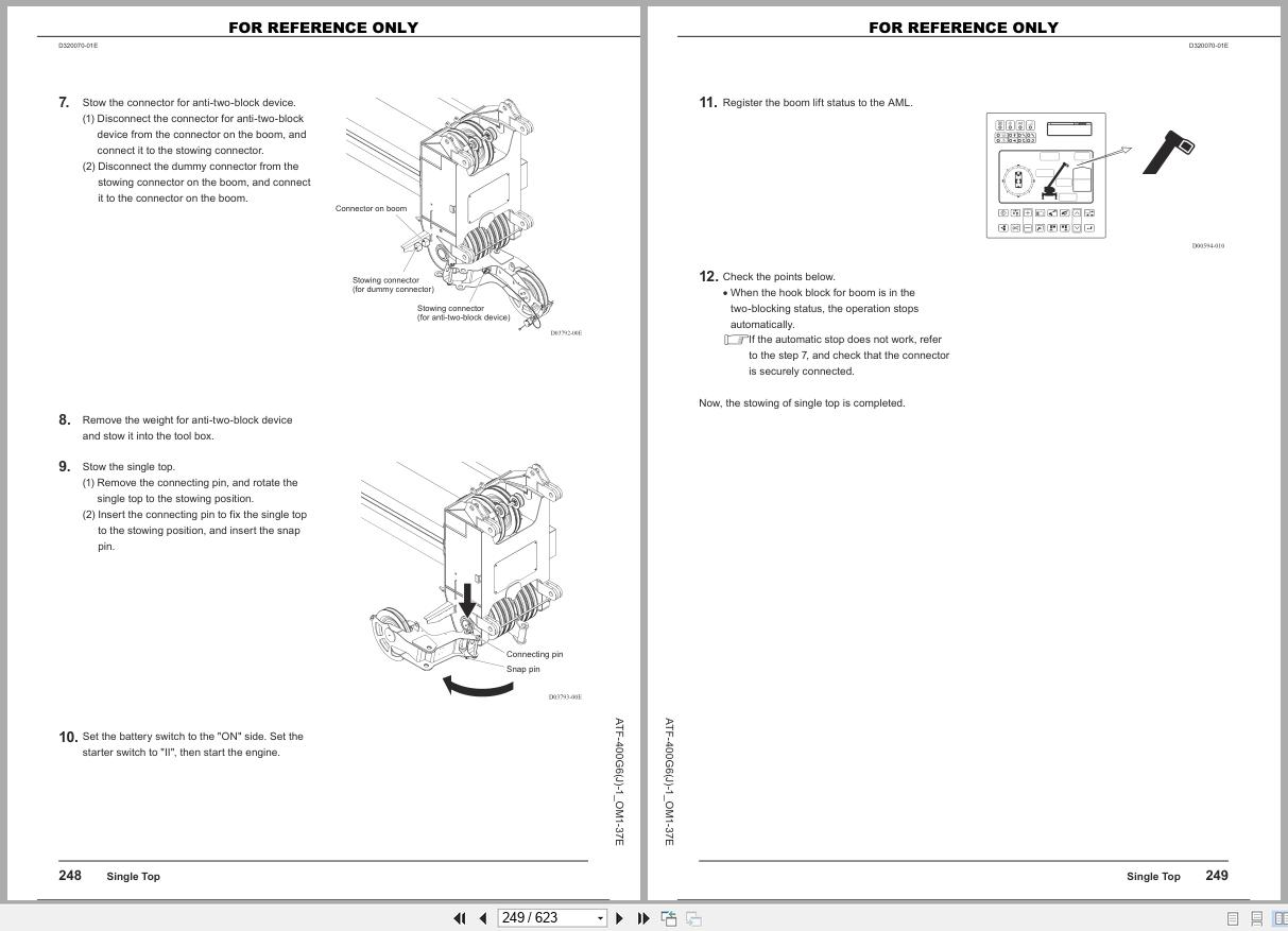 Tadano Crane ATF400G 6 Operation Manual ATF 400G6(J) 1 OM1 37E 2023 (2)