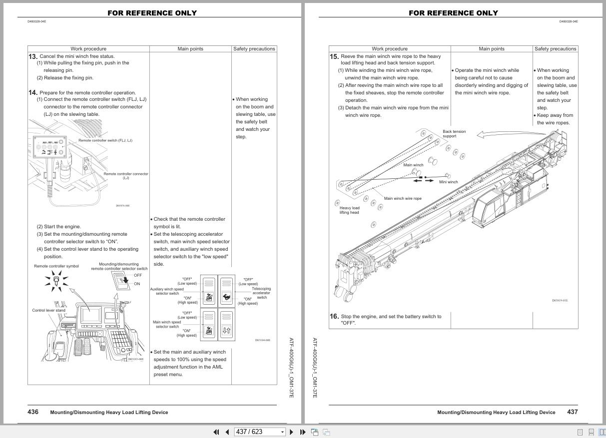 Tadano Crane ATF400G 6 Operation Manual ATF 400G6(J) 1 OM1 37E 2023 (3)