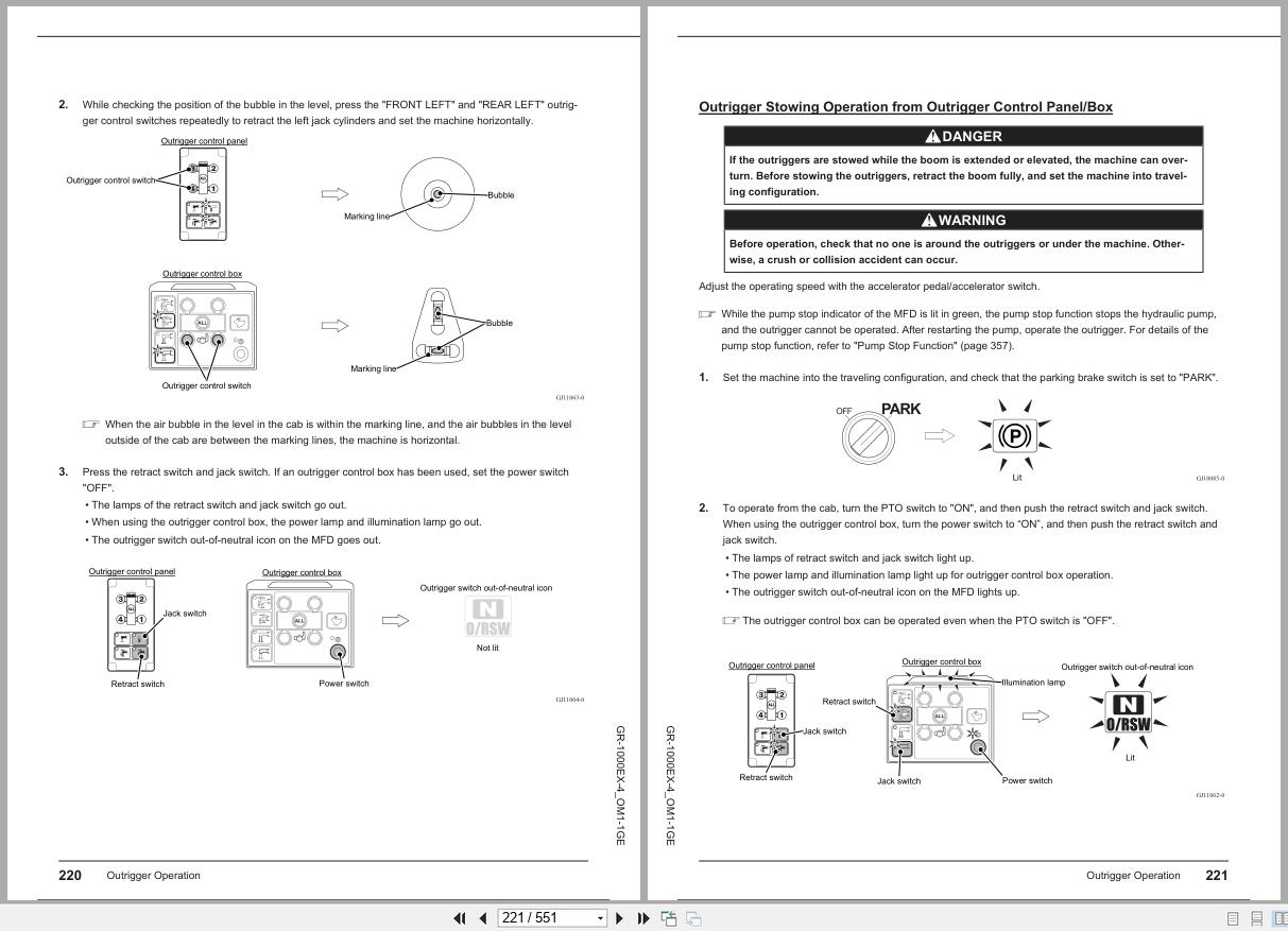 Tadano Crane GR 1000EX 4 Operation Manual GR 1000EX 4 OM1 1GE 2025 (2)