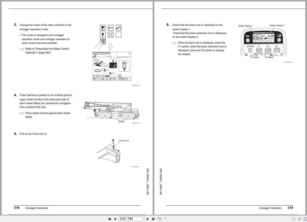 Tadano Crane GR 1000N Operation Manual GR 1000N 1 OM4 14E 2025 (2)