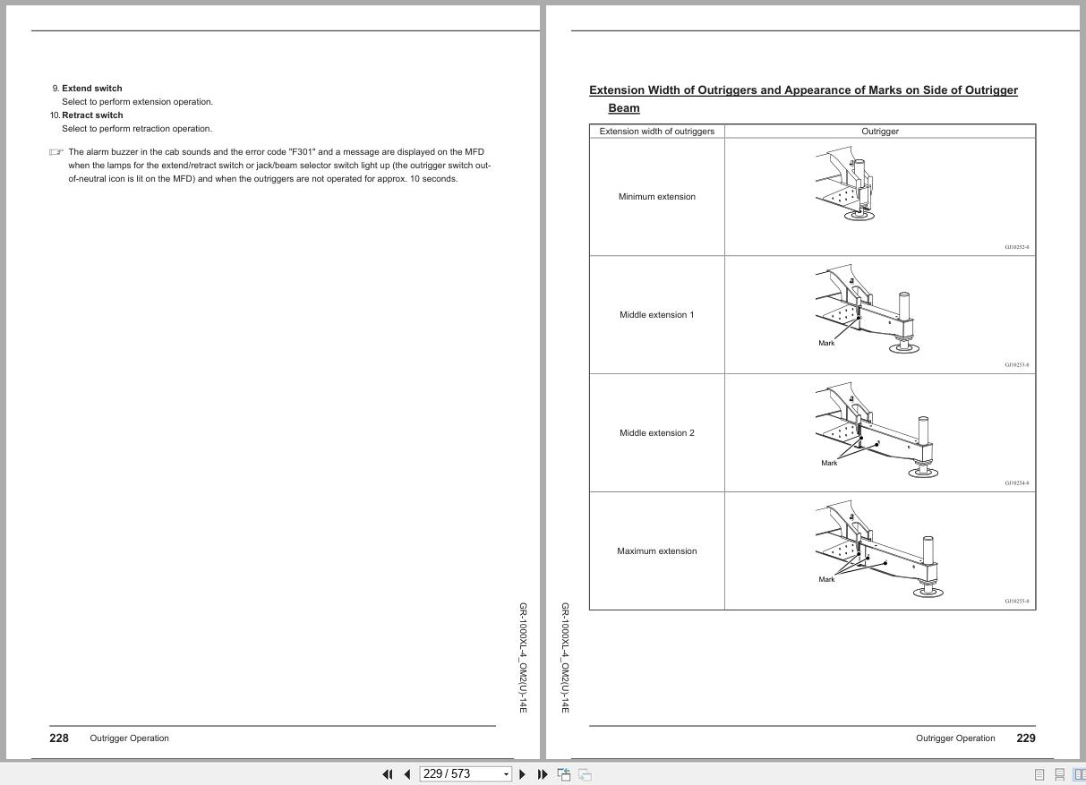 Tadano Crane GR 1000XL 4 Operation Manual GR 1000XL 4 OM2(U) 14E 2024 (2)