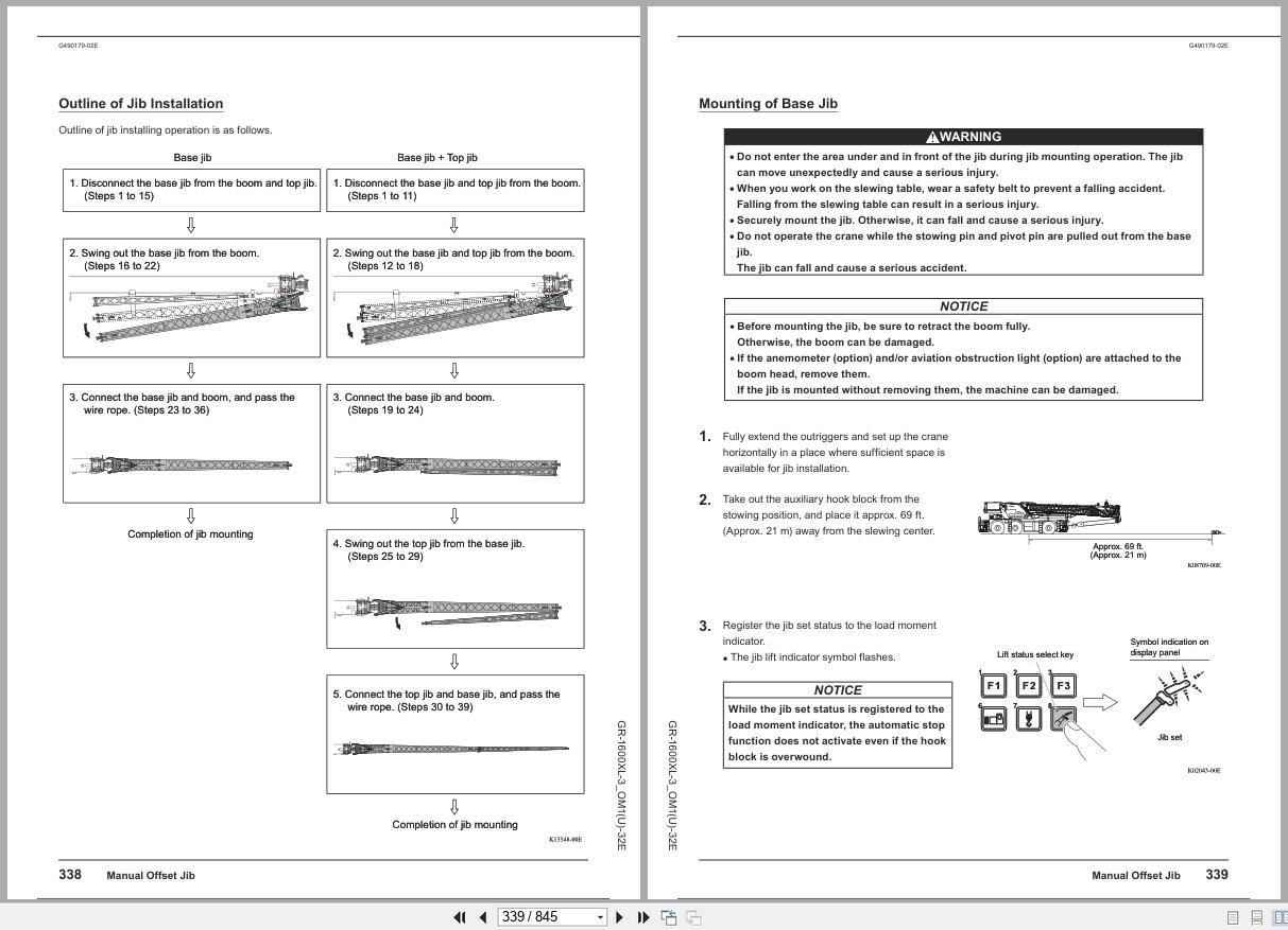 Tadano Crane GR 1600XL Operation Manual GR 1600XL 3 OM1(U) 32E 2025 (2)