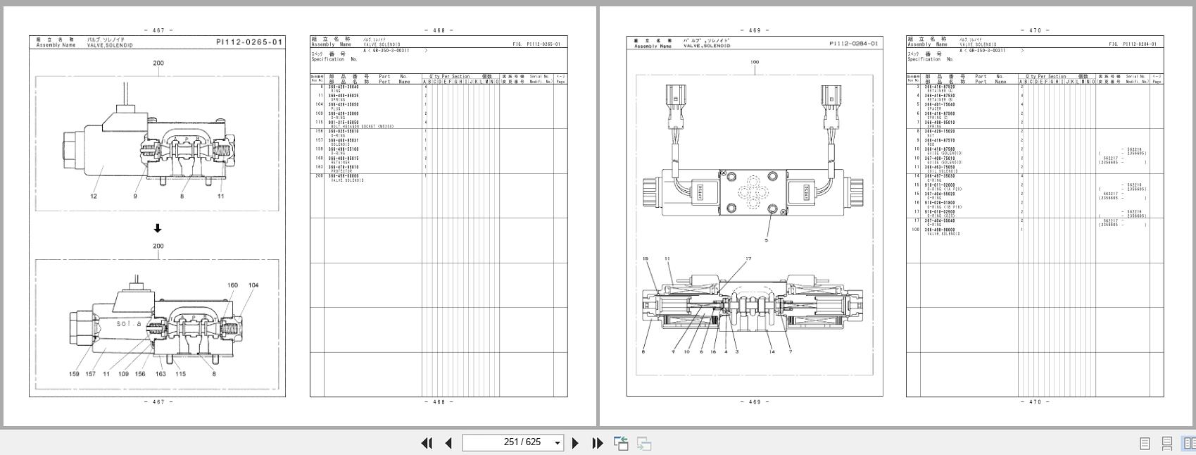 Tadano Crane GR 350XL Parts Catalog GR 350XL 3 P1(U) 3EJ 2022 EN JP (2)