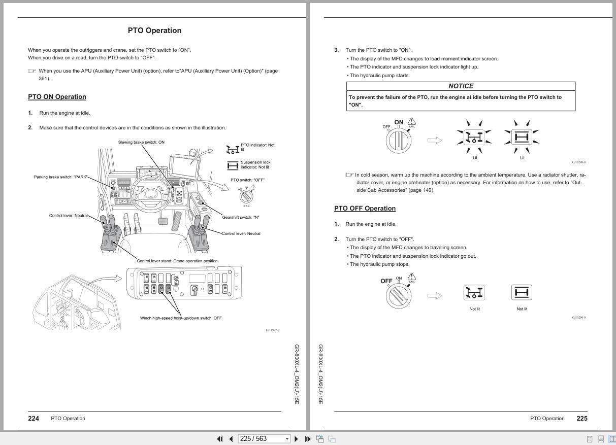 Tadano Crane GR 800XL 4 Operation Manual GR 800XL 4 OM2(U) 15E 2024 (2)