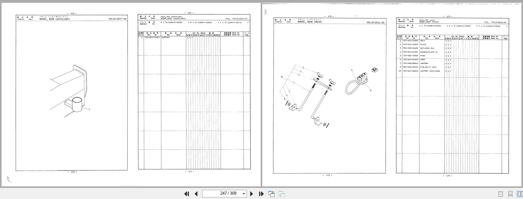 Tadano Crane TL 160M Parts Catalog TL 160M 2 P 02 2000 EN JP (3)