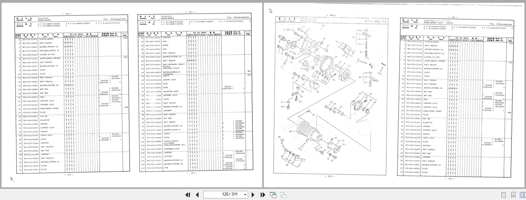 Tadano Crane TL 160M Parts Catalog TL 160M 3 P 02 2000 EN JP (2)