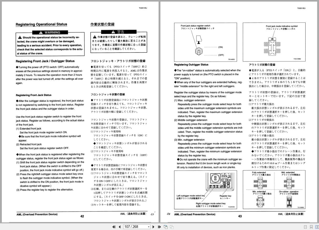 Tadano Crane TL 250E 3 Operation and Maintenance Manual TL 250E 3 O6 1EJ EN JP (2)