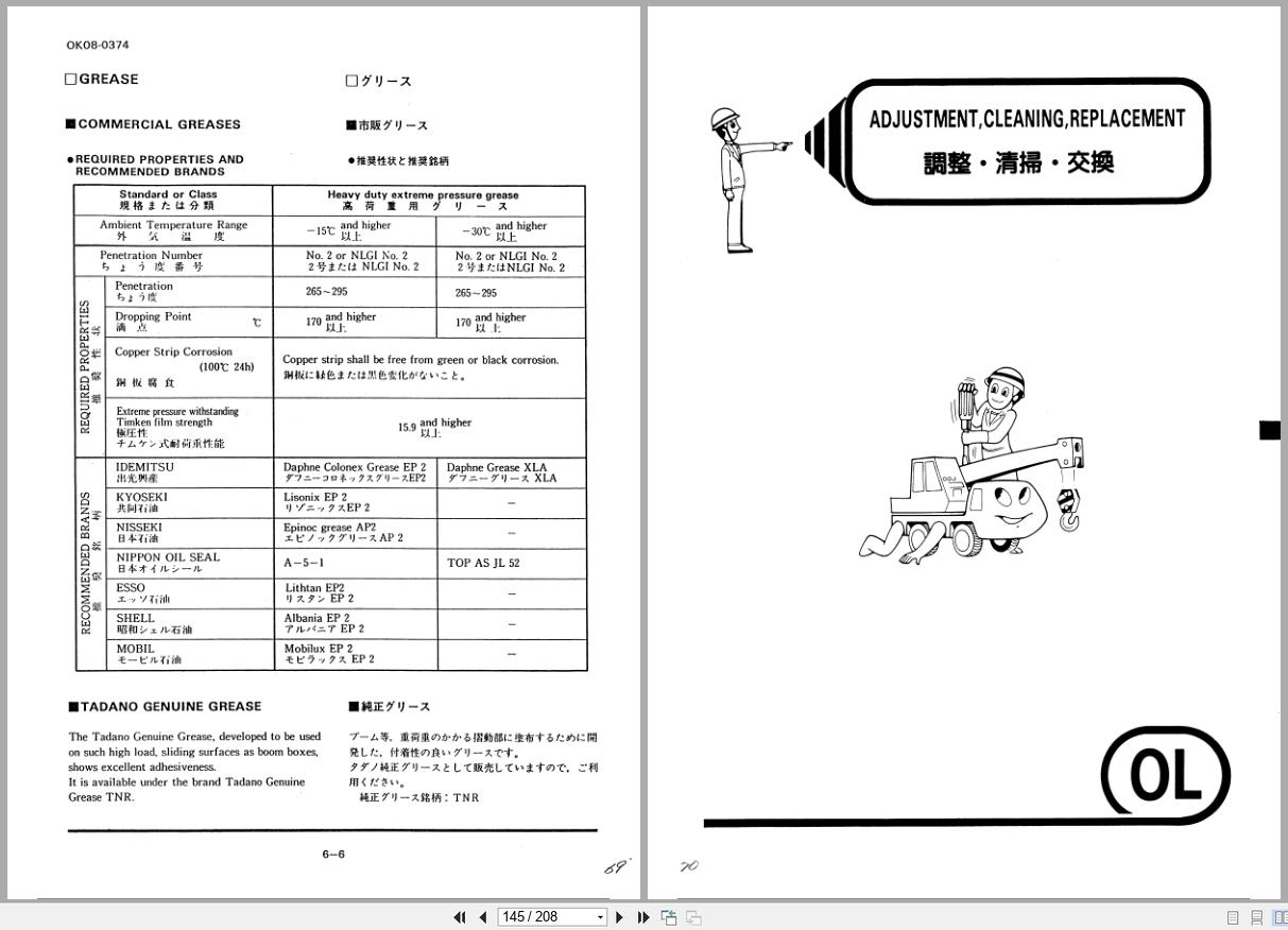 Tadano Crane TL 250E Operation and Maintenance Manual TL 250E 31 O 02EJ JP EN (3)
