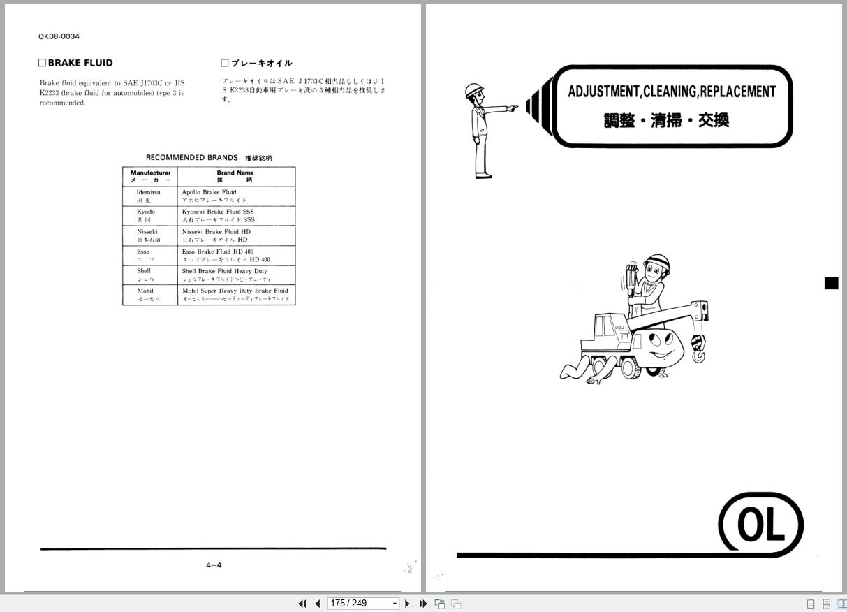 Tadano Crane TL 300M Operation and Maintenance Manual TL 300M 1 O 01 EN JP (3)