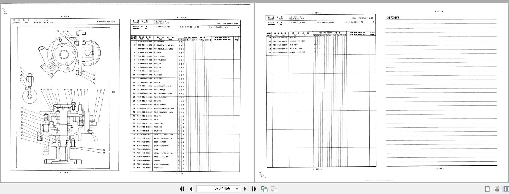 Tadano Crane TM 20Z Parts Catalog TM 20Z 1 P 07 2000 EN JP (3)