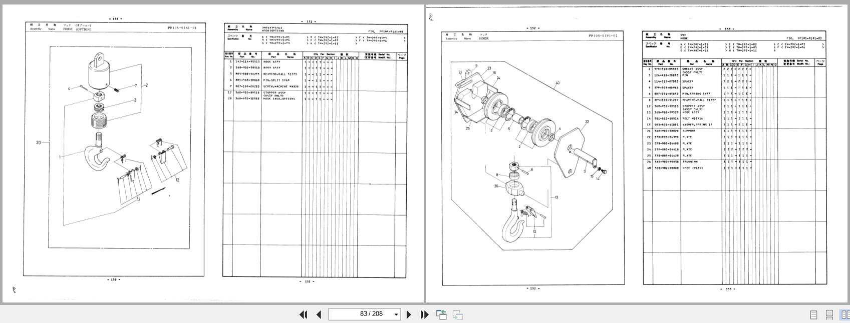 Tadano Crane TM 29Z Parts Catalog TM 29Z 1 P 03 2000 EN JP (2)