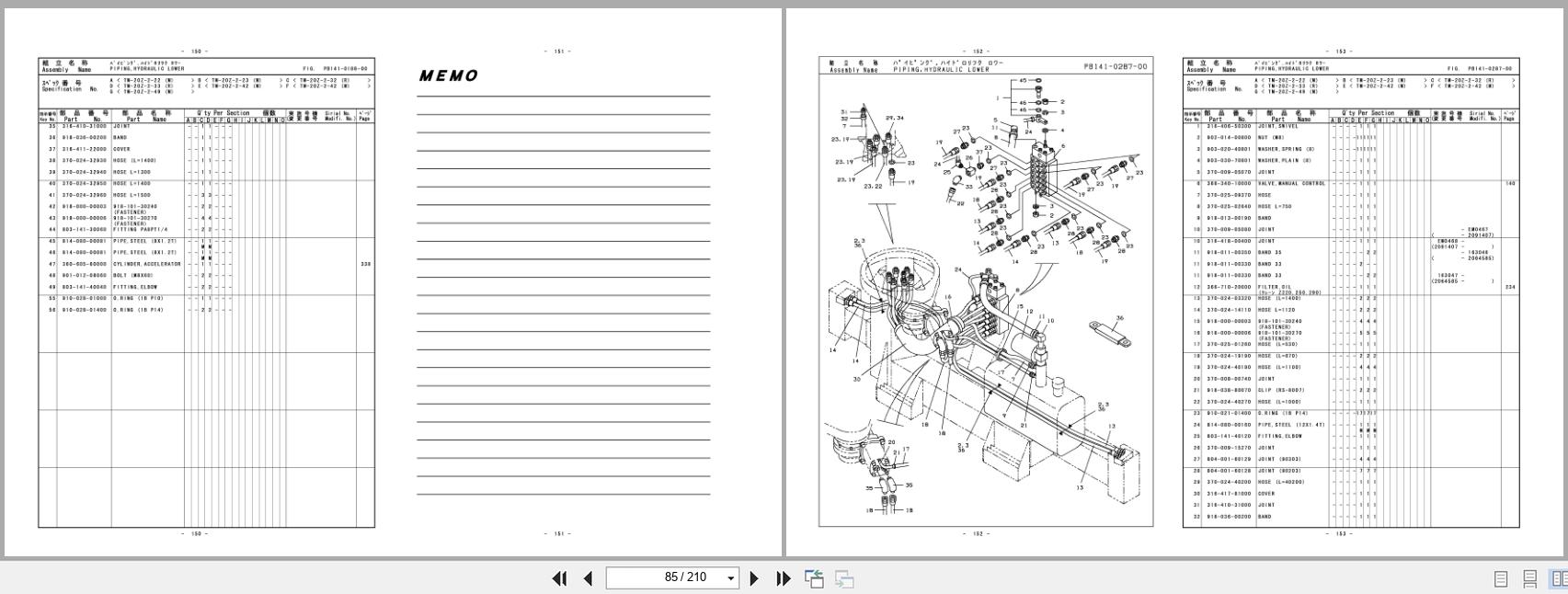 Tadano Crane TM Z200 Parts Catalog TM Z200 2 P 04 2002 EN JP (2)