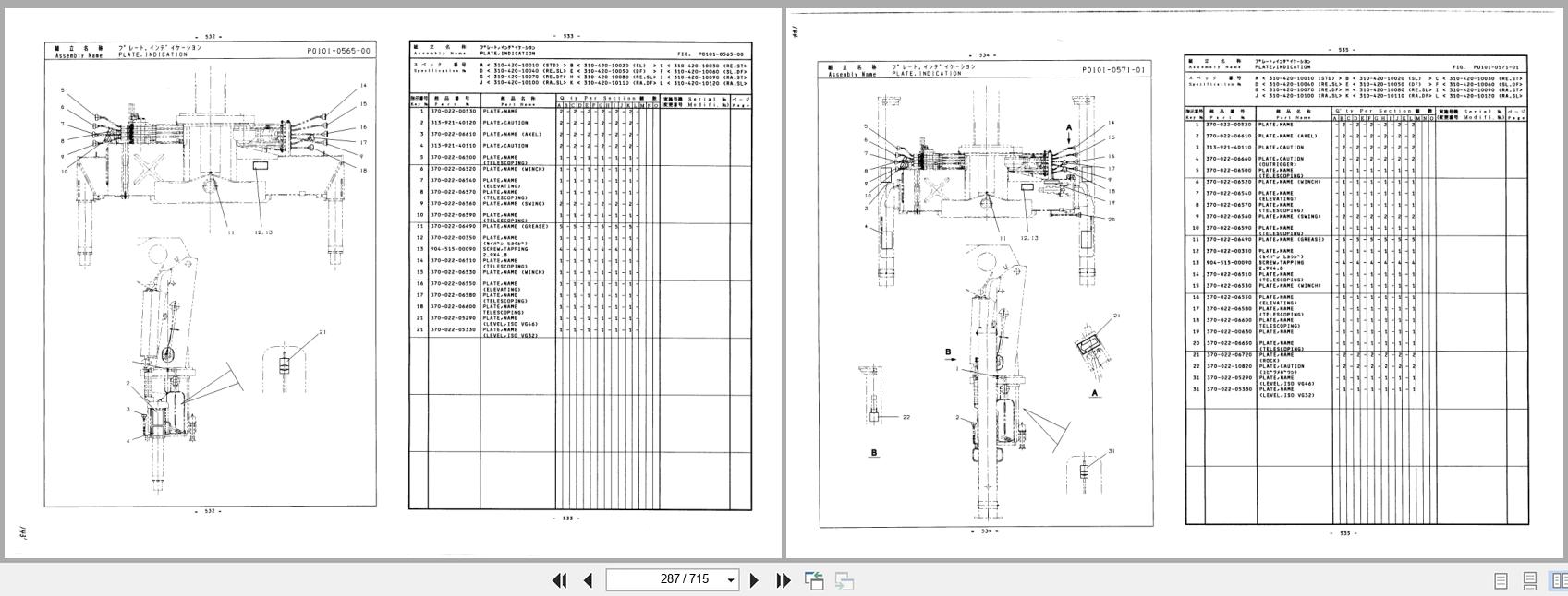 Tadano Crane TM Z500 Parts Catalog TM Z500 2 P 04 EN JP (2)