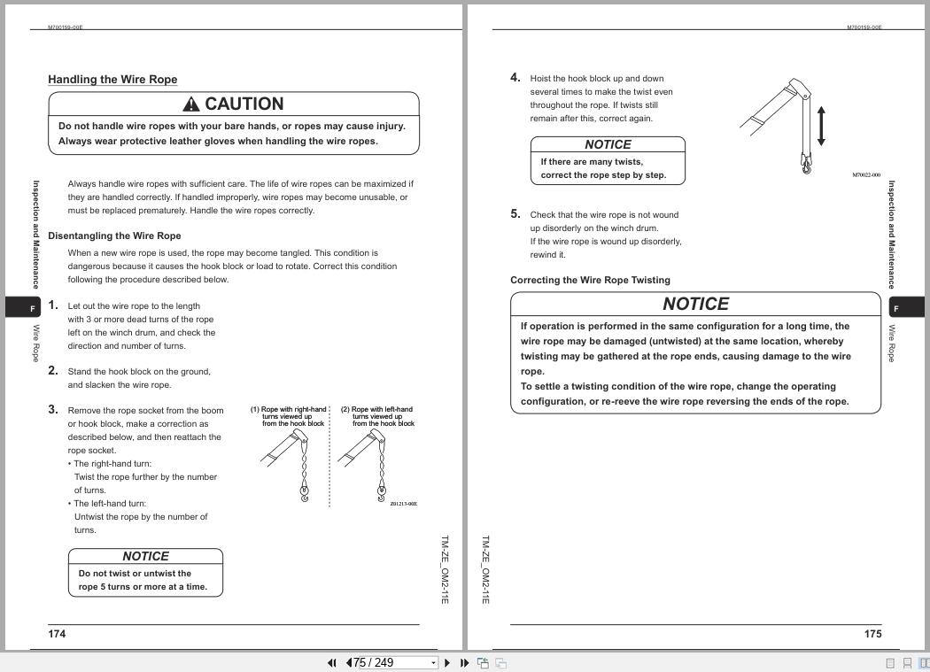 Tadano Crane TM ZE290 to TM ZE550 Series Operation Manual TM ZE OM2 11E 2023 (3)