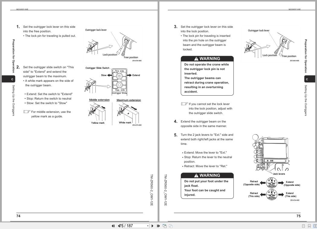 Tadano Crane TM ZR560 Series Operation Manual TM ZR560 2 OM1 12E 2025 (2)