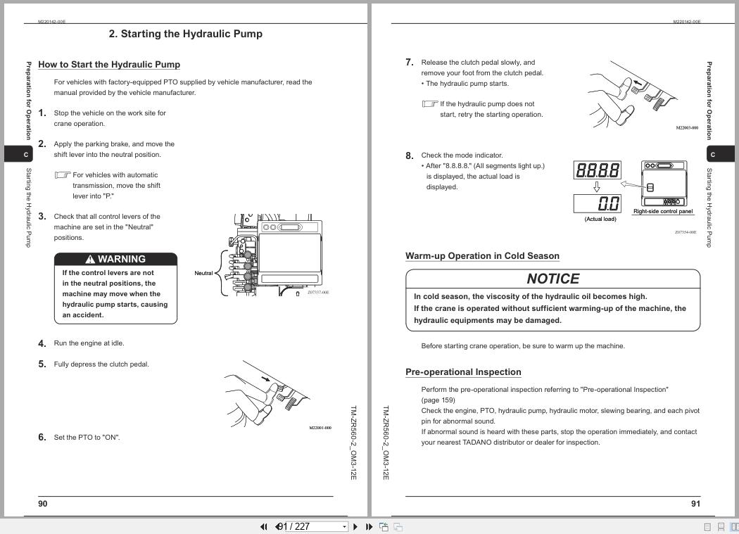 Tadano Crane TM ZR560 Series Operation Manual TM ZR560 2 OM3 12E 2025 (2)