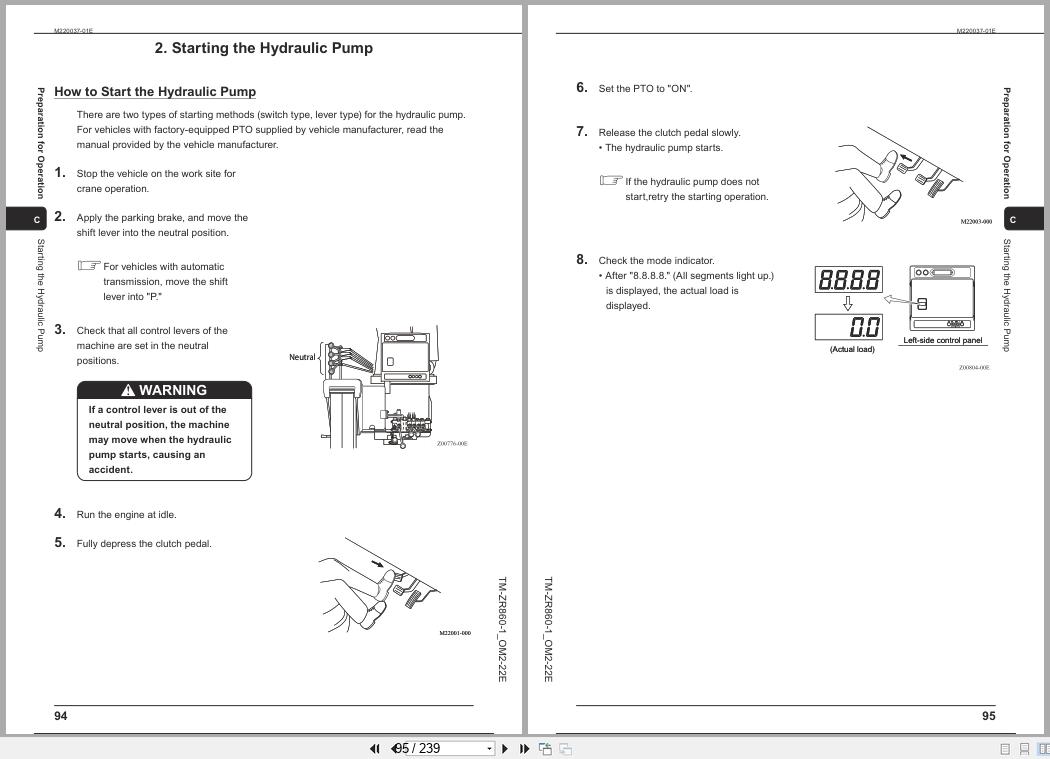 Tadano Crane TM ZR860 Series Operation Manual TM ZR860 1 OM2 22E 2025 (2)