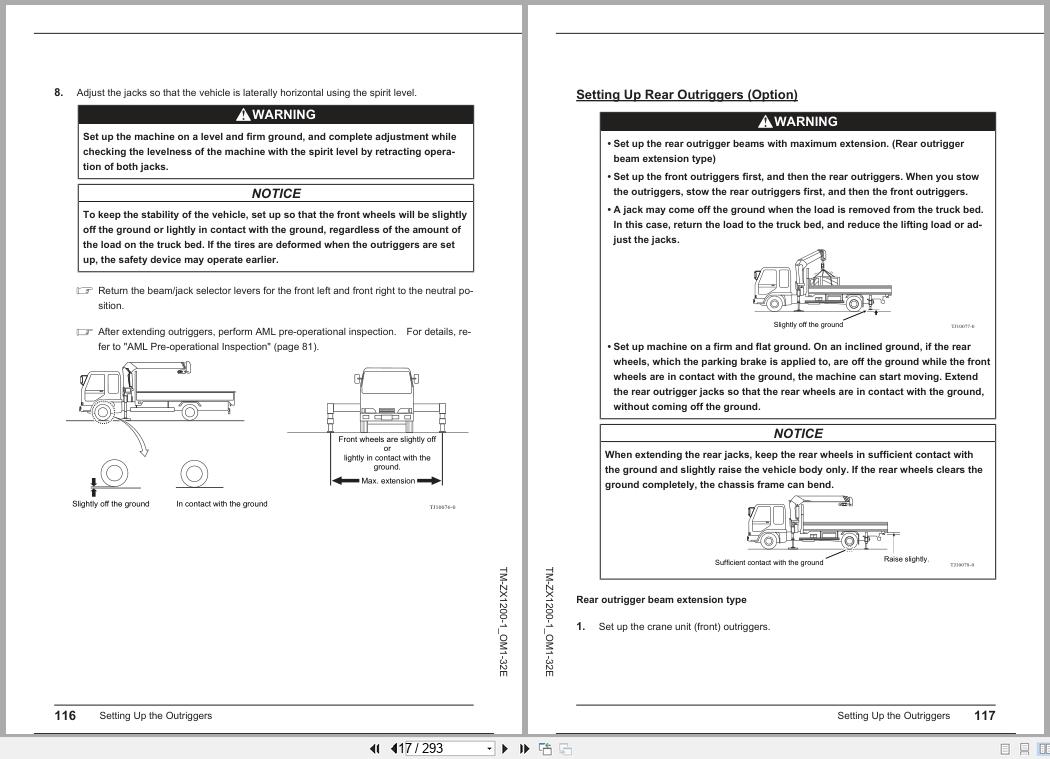 Tadano Crane TM ZX1000 TM ZX1200 Series Operation Manual TM ZX1200 1 OM1 32E 2024 (2)