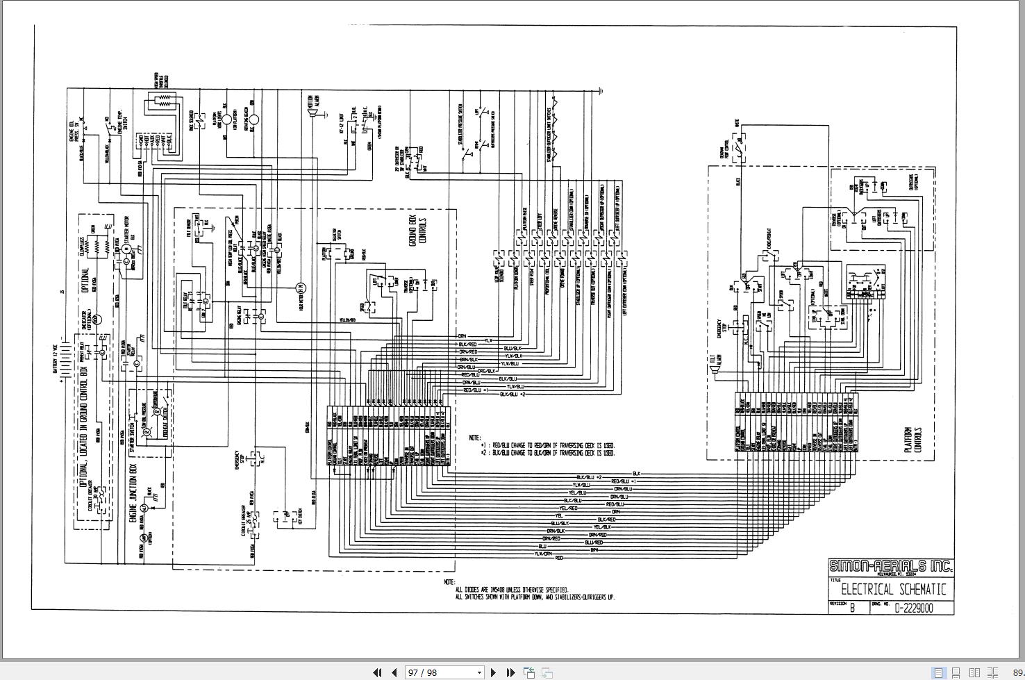 Terex Scissor Lift TS46RT Service Maintenance Manual 17268 (3)
