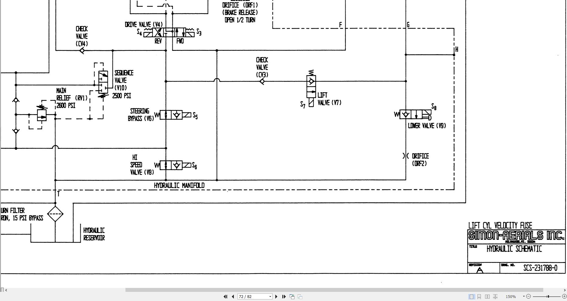 Terex Vertical Lift TV20 Service Maintenance Manual 17513 (2)