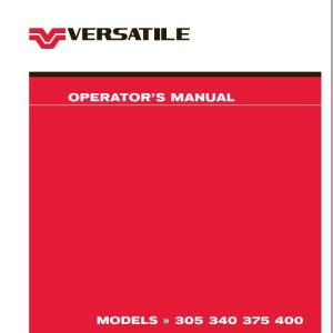 Versatile Tractor 4WD T3 Operation Manual (1)
