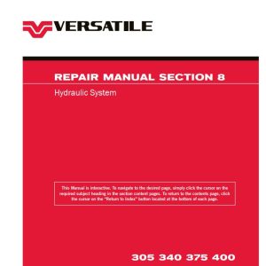 Versatile Tractor 4WD T3 Repair Manual (1)