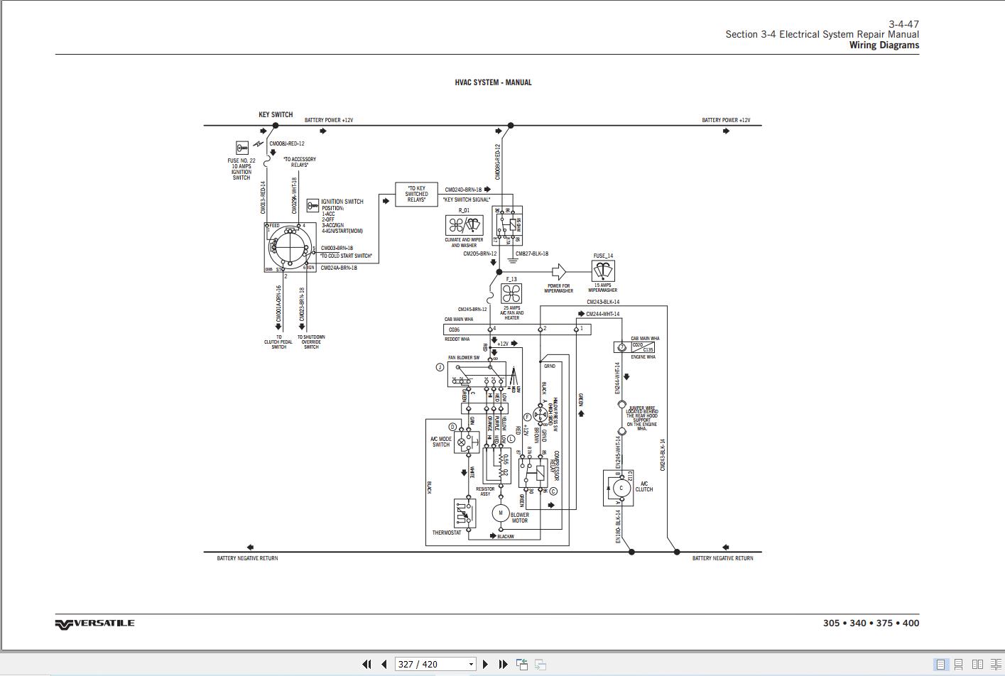 Versatile Tractor 4WD T3 Repair Manual (4)