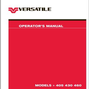 Versatile Tractor 4WD T4f Operation Manual (1)