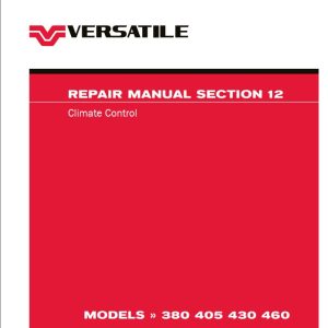 Versatile Tractor 4WD T4f Repair Manual (1)