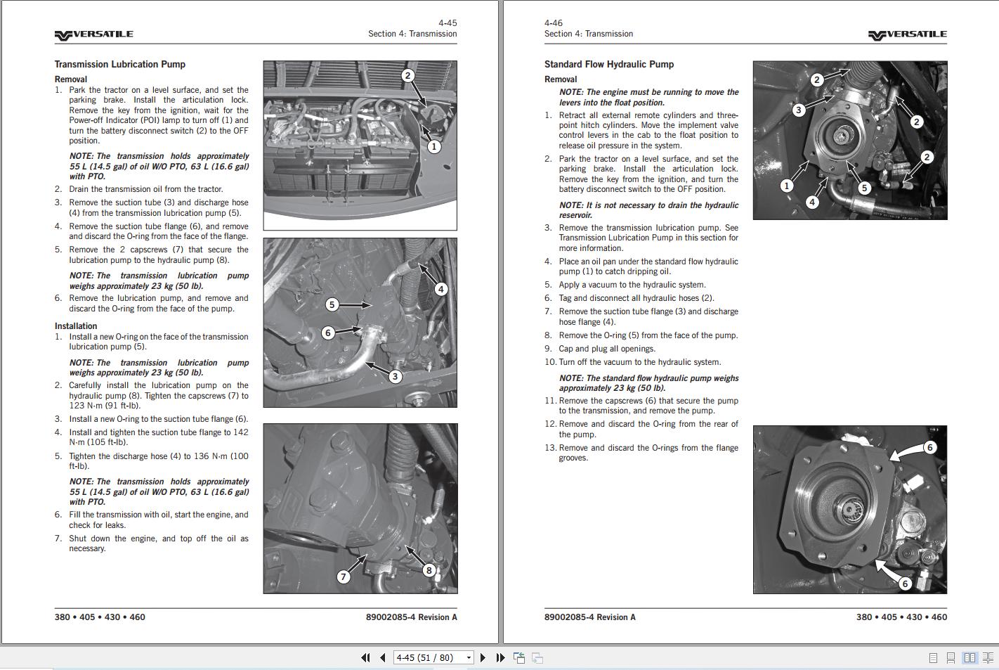 Versatile Tractor 4WD T4f Repair Manual (3)