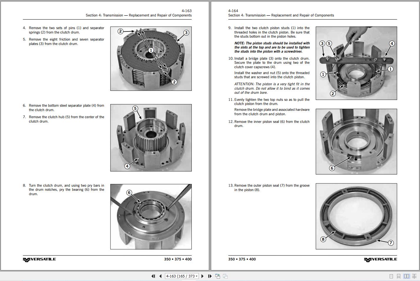 Versatile Tractor 4WD T4i Repair Manual (3)