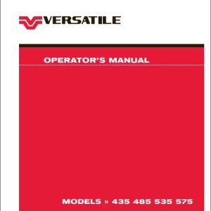 Versatile Tractor L4WD DT T3 Operation Manual (1)